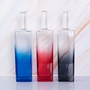 Coated glass bottles