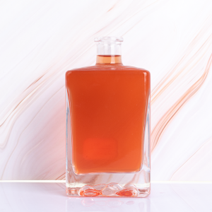 500ml Square Glass Bottle:
