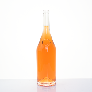 Factory Price Custom Round Glass Liquor Whisky Bottle 1000Ml Vodka Bottle