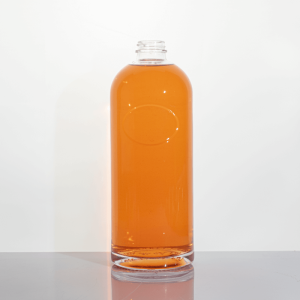 Wholesale New Design Custom Frosted Vodka Glass Bottles