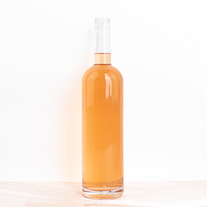 Transparent Glass Bottles 1000Ml With Cork For Whisky