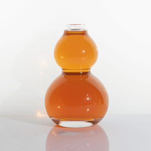 Factory direct supply of 1000ml empty bottles of spirits, high-transparency vodka glass bottles, whisky and spirits packaging