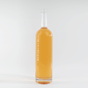 High-quality 1000ml crystal white material glass with high transparency perfectly showcases the pure color of the wine