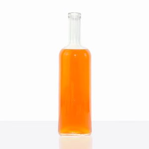 1000Ml Vodka Bottle Wine Liquor Glass Bottle  Gin Bottles With Cork