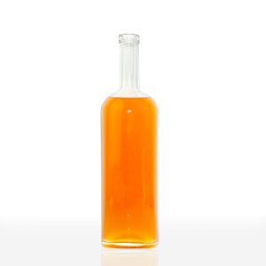 Hot Selling 1000ml Clear Frosted Mini Beverage Juice Coffee Wine Whisky Vodka Spirit Liquor Glass Bottle For Maple