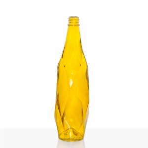 Wholesale Bottles For Vodka Gin Empty Glass Bottle  1000Ml Liquor Fancy Custome Vodka Glass Bottle