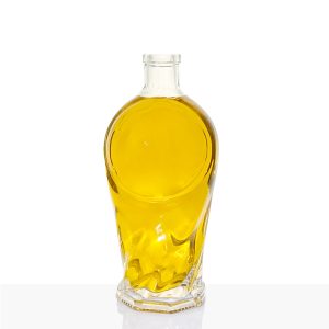 Crystal Revel Whiskey Set Bottles Luxury Glass Square Bottle Vodka 1000Ml Glass Bottle And Glass Tumbler Sets Of 7 For Wine